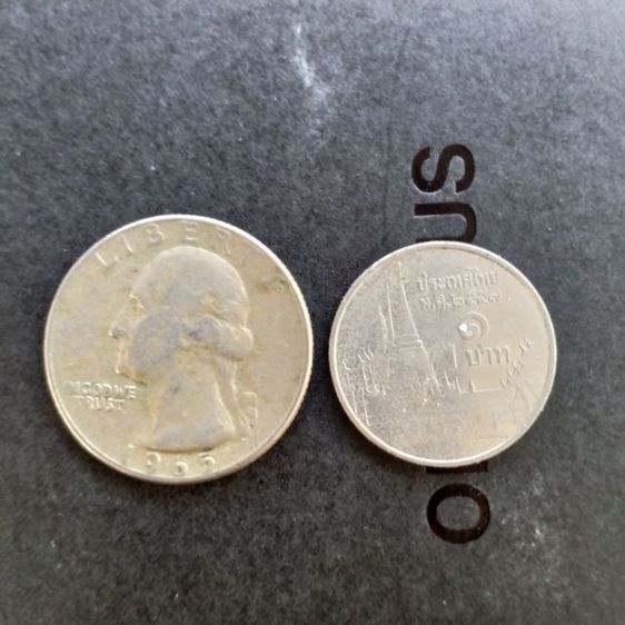 เหรียญกษาปณ์ liberty Quarter Dollars 1965 รูปที่ 11
