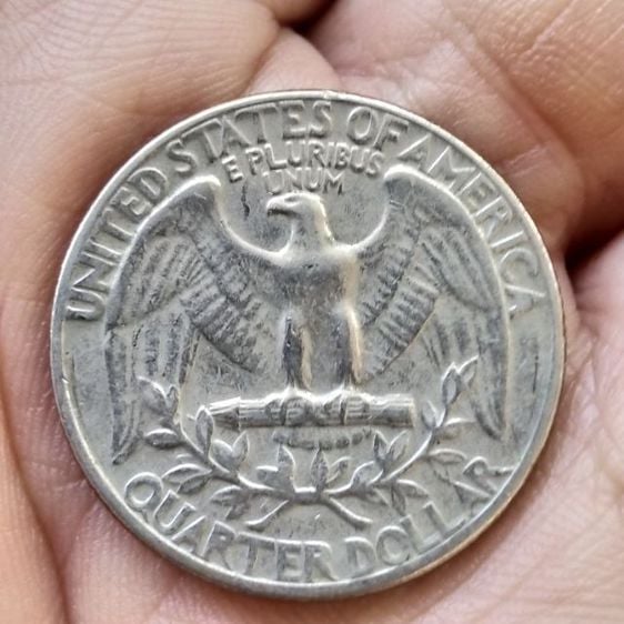 เหรียญกษาปณ์ liberty Quarter Dollars 1965 รูปที่ 2