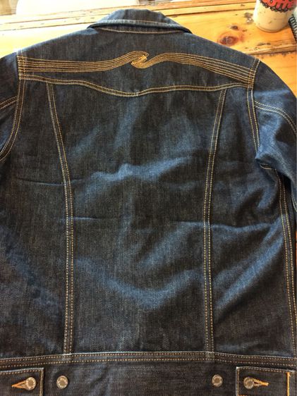 NUDIE Conny Dry Variant Jacket ไซส์ M แจ็คเกต เสื้อยีนส์ รูปที่ 3