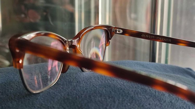 Warby Parker Eyeglasses Holcomb 3225 Frames 49- 19-140 mm Brown Tortoise Cat Eye Full Rim กรอบแว่นตาทรงสวยๆ สีสวยๆ เอาไปเปลี่ยนเลนส์ตามสะดวก รูปที่ 8