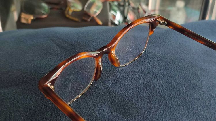 Warby Parker Eyeglasses Holcomb 3225 Frames 49- 19-140 mm Brown Tortoise Cat Eye Full Rim กรอบแว่นตาทรงสวยๆ สีสวยๆ เอาไปเปลี่ยนเลนส์ตามสะดวก รูปที่ 3