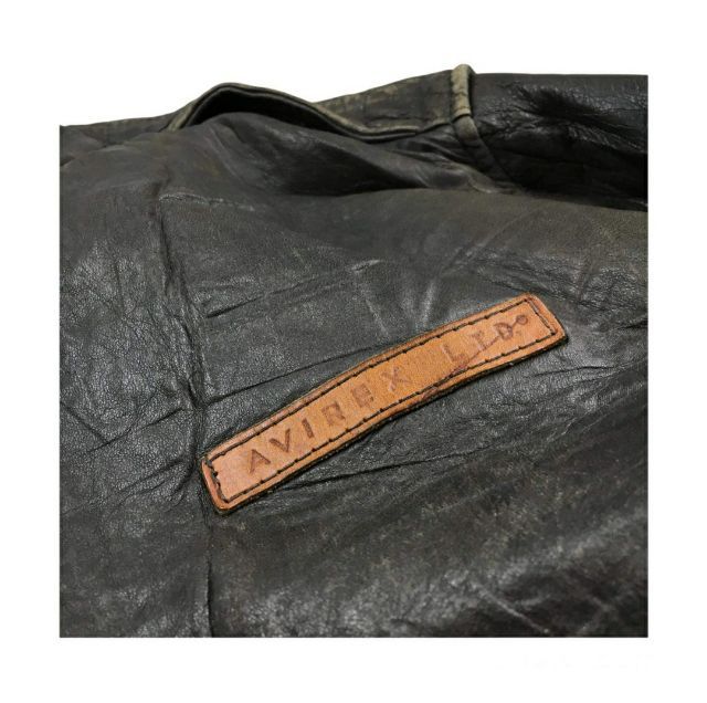 Vintage A-2 Avirex Leather Jacket รูปที่ 6