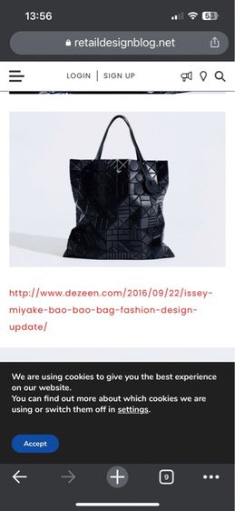 Chord collection for Bao Bao bag by Issey Miyake