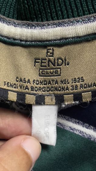 เสื้อโปโล  FENDI มือ 2 สภาพใหม่ ทรงวินเทจ รูปที่ 10