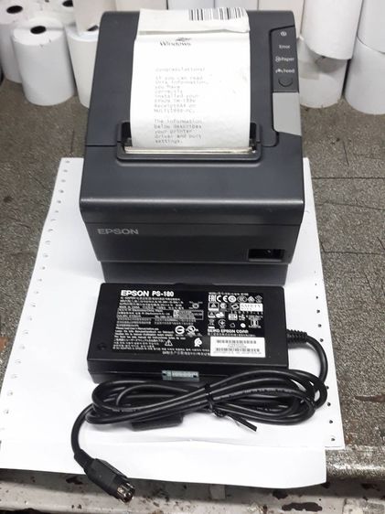 พริ้นเตอร์แบบเลเซอร์ EPSON TMT-88V Port USB,SERIAL มือสอง หัวพิมพ์คมชัด