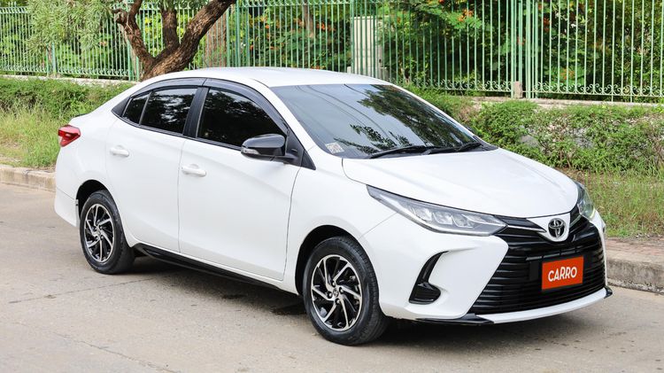 Toyota Yaris ATIV 2020 1.2 Sport Sedan เบนซิน ไม่ติดแก๊ส เกียร์อัตโนมัติ ขาว