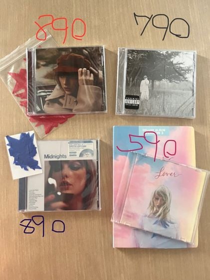 ภาษาอังกฤษ ซีดี CD Taylor Swift ราคาตามรูปค่ะ