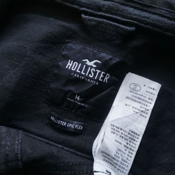 Hollister Hooded Camo Black Denim Jacket รอบอก 42” รูปที่ 9