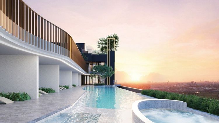 Noble Development 2024 ขายคอนโดนิวเมกะบางนา NUE MEGA BANGNA ห้อง 25.99 ตรม วิวเมืองตรงสระว่ายน้ำ ชั้น 19 พร้อมอยู่ รูปที่ 2