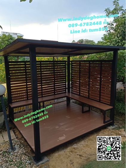 จำหน่าย รับผลิต ชิงช้า ศาลานั่งเล่น งานเหล็กิสวยๆ ทนแดด ทนฝน รูปที่ 13