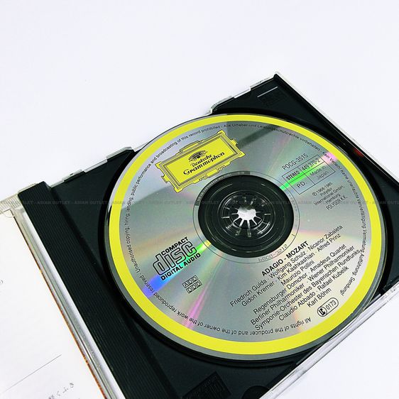 แผ่น CD Adagio Mozart Made in Japan สภาพแผ่นเหมือนใหม่ รูปที่ 4