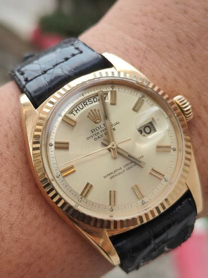 นาฬิกา ROLEX DAY-DATE Wide Boy Dial 18k Solid Gold Ref.1803 ซีรีย์ 2ล้าน ปี1969 