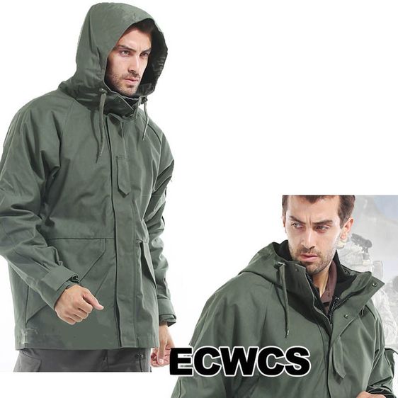 Alpha Industries Men's ECWCS W3X WAX Shell Jacket - Size - S รูปที่ 5