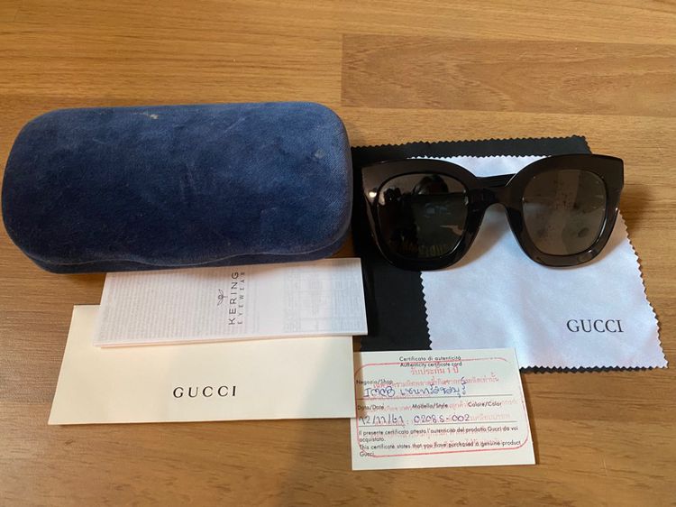 แว่นกันแดด Gucci Usedมือสอง  รูปที่ 6