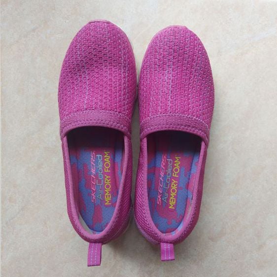 รองเท้าผ้าใบ ผ้าใบ ขนาดอื่น ๆ ชมพู 🔥ของแท้💯🔥👟🧤รองเท้ามือสอง SKECHERS Air - Cooled Memory Foam รองเท้าสำหรับเดิน เบา นุ่ม เด้ง สวมใส่สบาย 