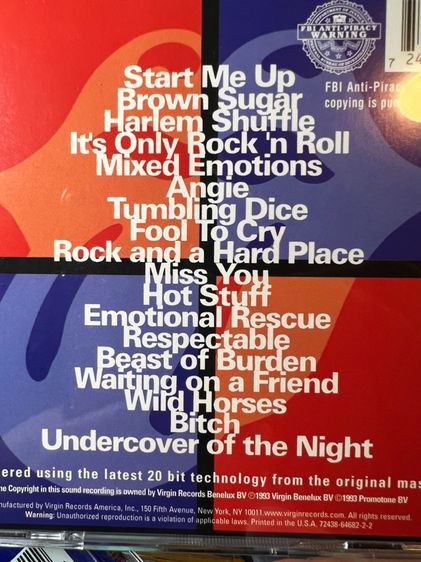 CD THE BEST OF THE ROLLING STONES รูปที่ 7