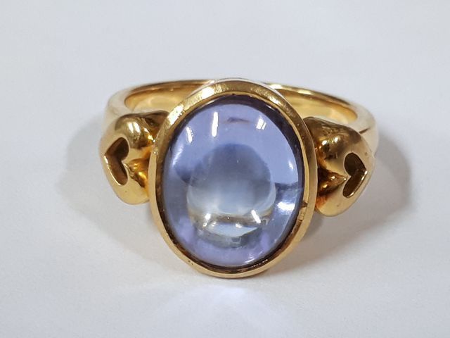 (56) เเหวนทอง 90 พลอยสีฟ้า รูปที่ 7