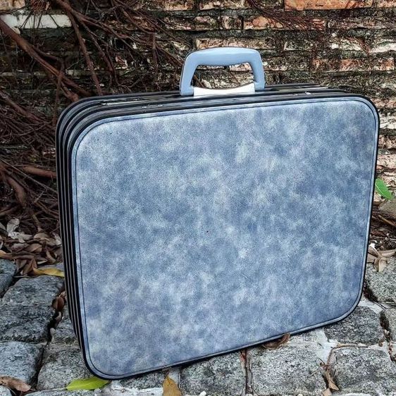 Vintage  1960s 
Marble  Blue  Luggage  รูปที่ 2