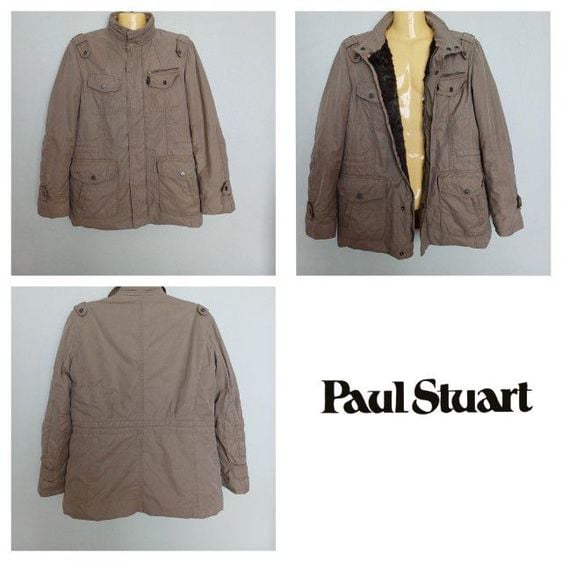Paul Stuart Military Zipper Jacket 