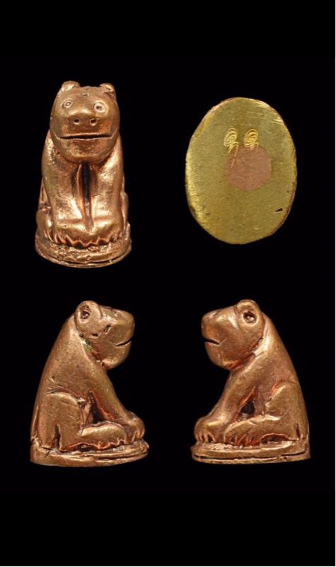 (ของขวัญ) สวยแชมปี เหมาทั้งหมด 5 ตัวเสือหลวงพ่อปาน (เนื้อทองแดง 2 และ เนื้อทองเหลือง 3) วัดมงคลโคราวาส(บางเหี้ย) ครบรอบ ๑๐๑ ปี รูปที่ 2