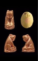 (ของขวัญ) สวยแชมปี เหมาทั้งหมด 5 ตัวเสือหลวงพ่อปาน (เนื้อทองแดง 2 และ เนื้อทองเหลือง 3) วัดมงคลโคราวาส(บางเหี้ย) ครบรอบ ๑๐๑ ปี-0