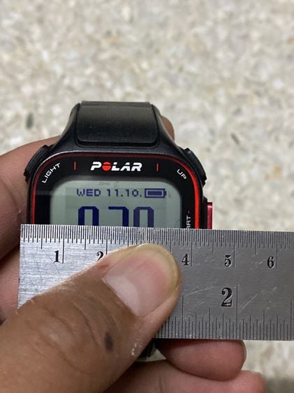นาฬิกายี่ห้อ POLAR   ชาร์จสายmini USB  ของแท้มือสอง เดิมๆสวย  ไม่มีสายคาดเสริม  750฿ รูปที่ 11