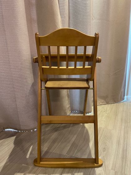 เก้าอี้ ไม้ กินข้าว เด็ก สภาพดี จากญี่ปุ่น แข็งแรง รูปที่ 6