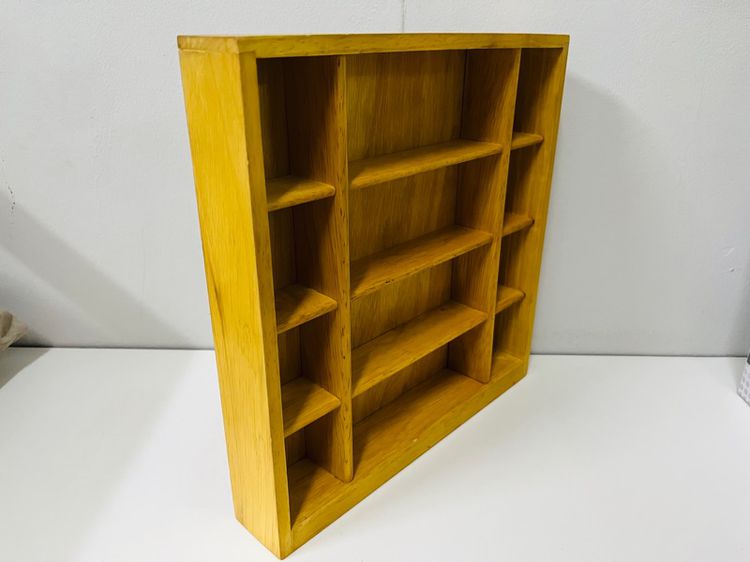 ชั้นไม้แท้ ติดผนัง หรือ เป็นกล่องจัดระเบียบ รูปที่ 2