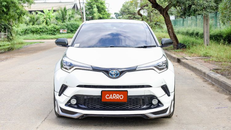 Toyota C-HR 2018 1.8 Hybrid Hi Utility-car ไฮบริด ไม่ติดแก๊ส เกียร์อัตโนมัติ ขาว รูปที่ 2