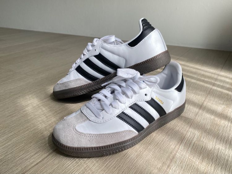 รองเท้าผ้าใบ UK 4 | EU 36 2/3 | US 5.5 ขาว พร้อมส่ง Adidas Samba ของแท้ ไซต์38 (5.5US) 
