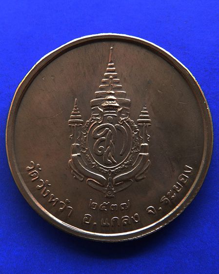 เหรียญรูปเหมือนหลวงปู่คร่ำ วัดวังหว้า หลังพระนามาภิไธย สก. บล็อคกษาปณ์ เนื้อทองแดง พ.ศ. 2537 รูปที่ 14
