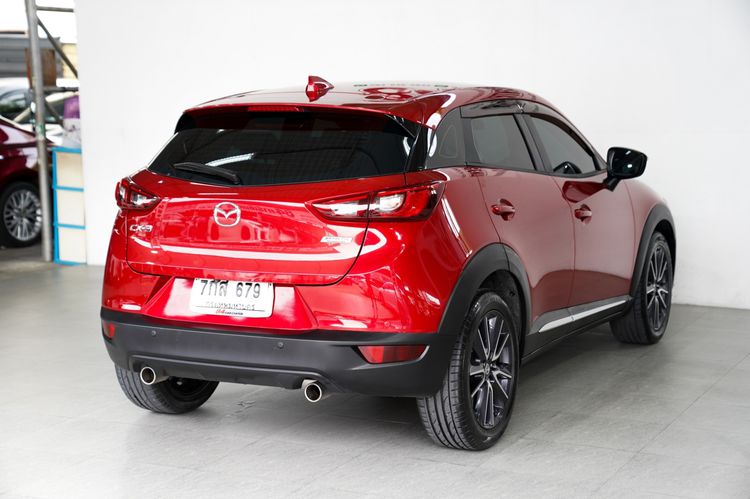Mazda CX-3 2018 2.0 S Sedan เบนซิน ไม่ติดแก๊ส เกียร์อัตโนมัติ แดง รูปที่ 3