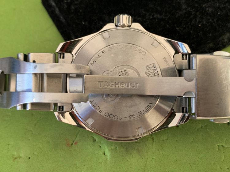 TAG Heuer Aquaracer Men's Black Quartz Watch - WAY111A.BA0928 ฿289,00 รูปที่ 11