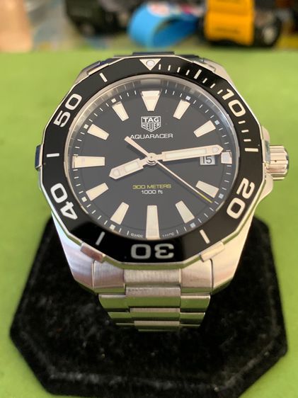TAG Heuer Aquaracer Men's Black Quartz Watch - WAY111A.BA0928 ฿289,00 รูปที่ 2