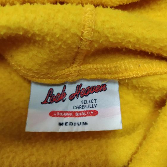 เสื้อสเวตเตอร์ Lock Heaven - Yellow Fleece Jacket with Hood - Size M รูปที่ 5