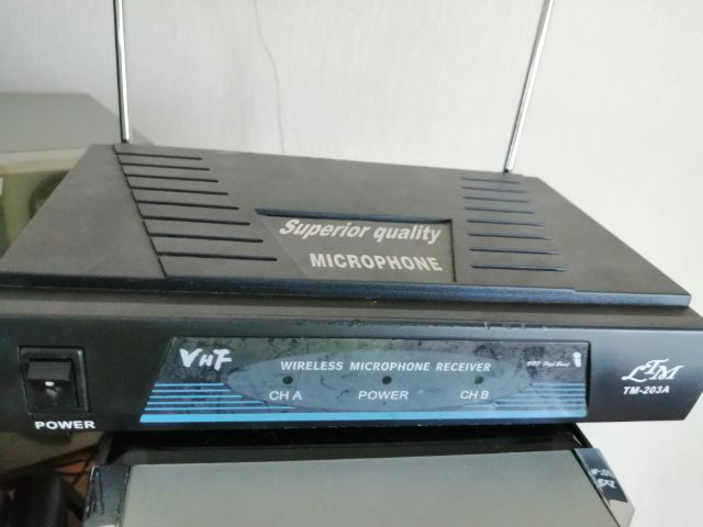 ขายไมโครโฟนร้องคาราโอเกะพร้อมกล่อง 1 เซตมีไมโครโฟน 2 ตัว รูปที่ 3