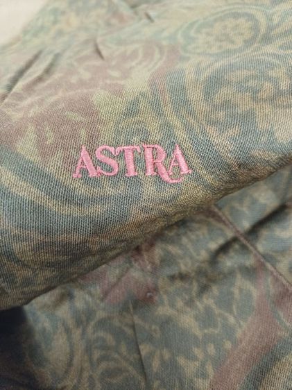 Astra Vintage Bomber Jacket สีเขียวมะกอก อก52" รูปที่ 6