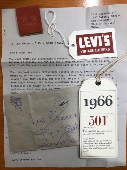 Levi's กางเกง ฟ้า lvc 1966 made in turkey เอว 35 ยาวจากเป้าถึงปลายขา 32