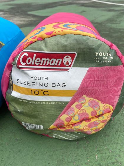 ถุงนอนเด็ก  สีชมพู ยี่ห้อ  Coleman Youth Sleeping Bag 50  รูปที่ 10
