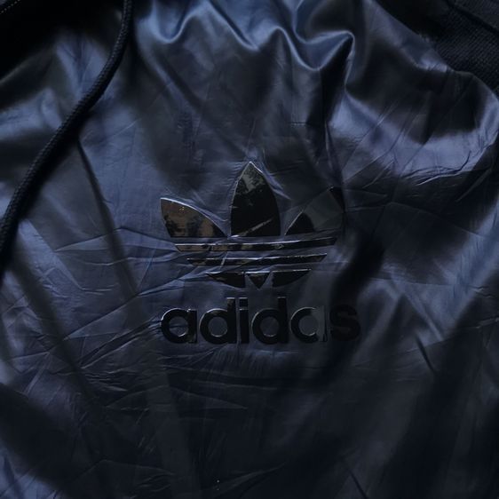 adidas Black Hooded Jacket รอบอก 48”  รูปที่ 7