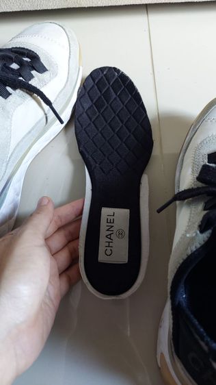 รองเท้าผ้าใบ Chanel ไซส์ 37  รูปที่ 12