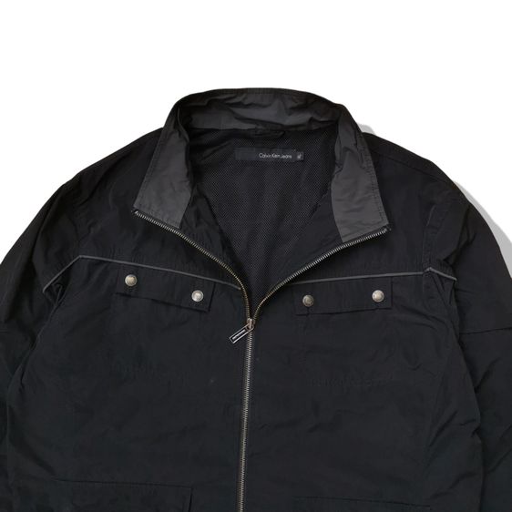 Calvin Klein Black Full Zipper Jacket รอบอก 47” รูปที่ 6