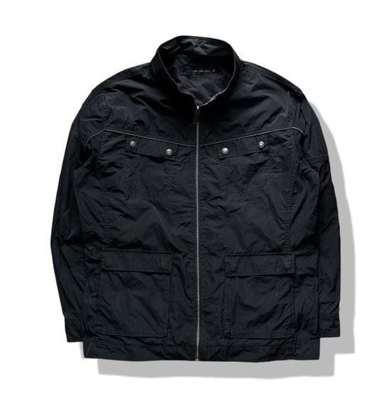 Calvin Klein Black Full Zipper Jacket รอบอก 47”