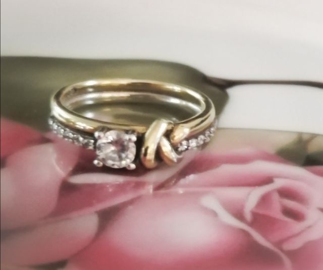 sold 🎀 knot ring เงื่อนผูกใจ แหวน two-tone silver 925 -
April vintage​ รูปที่ 3