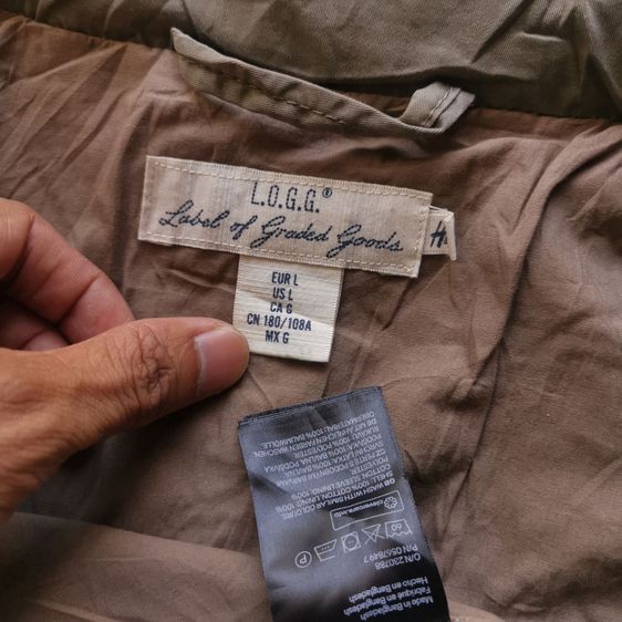 HM Hooded Military Jacket รอบอก 48” รูปที่ 9