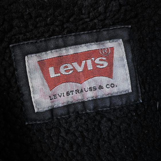 LEVIS Black Trucker Jacket รอบอก 48”  รูปที่ 3