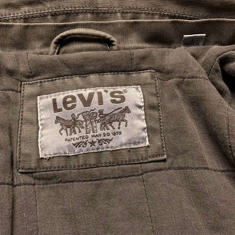 LEVIS Olive Brown Zipper Jacket รอบอก 48” รูปที่ 6