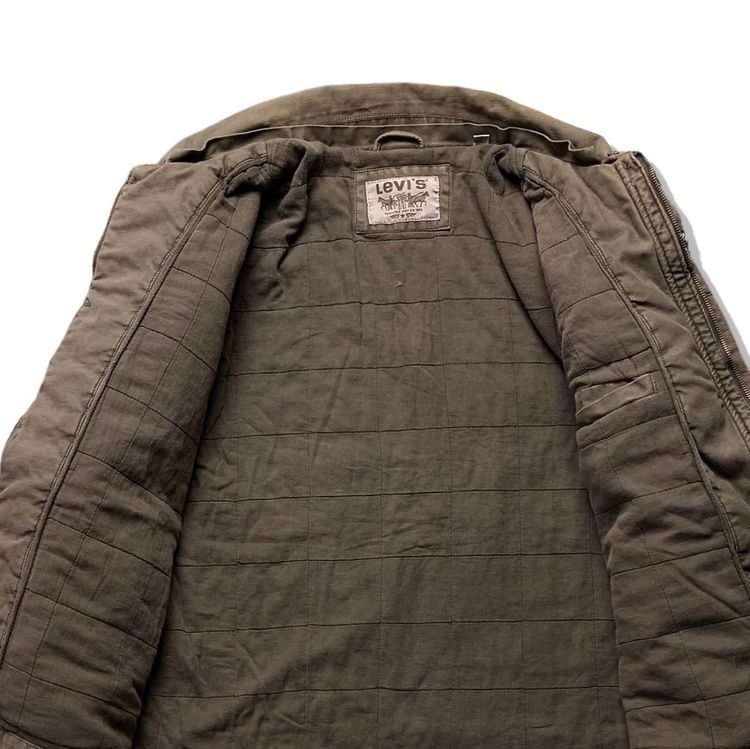 LEVIS Olive Brown Zipper Jacket รอบอก 48” รูปที่ 2