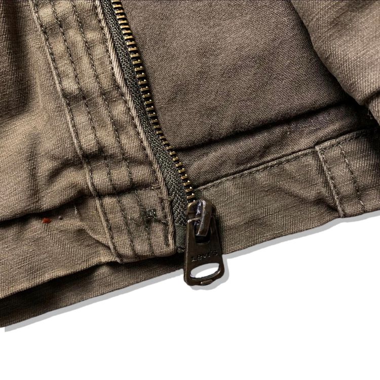 LEVIS Olive Brown Zipper Jacket รอบอก 48” รูปที่ 10