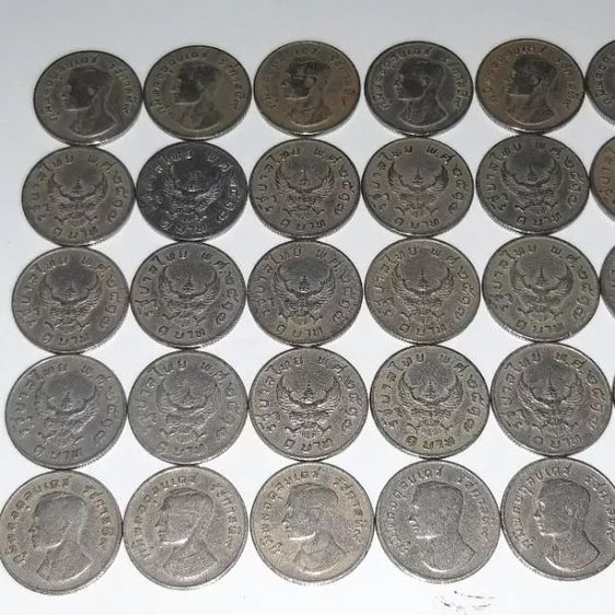 เหรียญ 1 บาท ครุฑ ปี พ.ศ.2517 สภาพผ่านใช้ พร้อมส่ง เก็บเงินปลายทาง รูปที่ 13